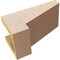 Ekena Millwork 5"W x 10"D x 5"H Wide Clemmons Rough Cedar Woodgrain TimberThane Corbel, Primed Tan CORUR05X10X05CLERCPR - alternate 5